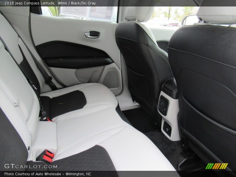White / Black/Ski Gray 2018 Jeep Compass Latitude