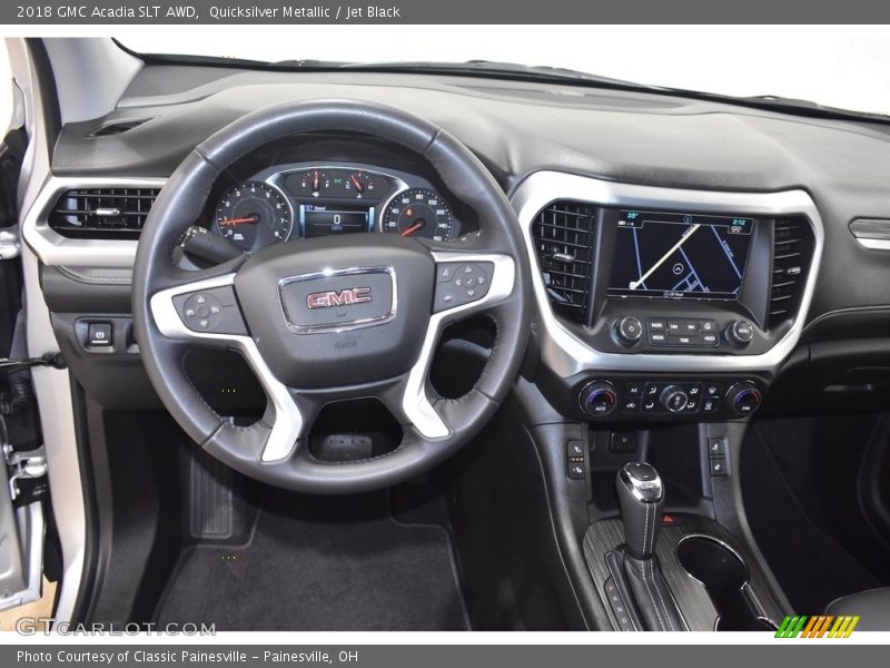 Quicksilver Metallic / Jet Black 2018 GMC Acadia SLT AWD