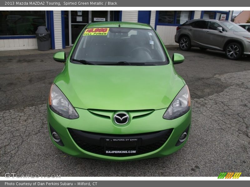 Spirted Green Metallic / Black 2013 Mazda MAZDA2 Touring