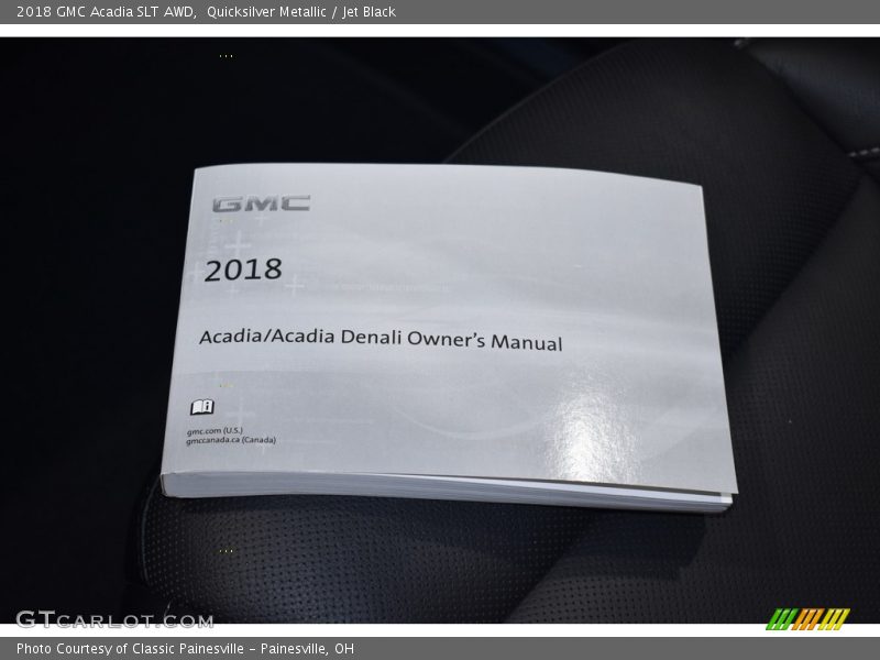 Quicksilver Metallic / Jet Black 2018 GMC Acadia SLT AWD