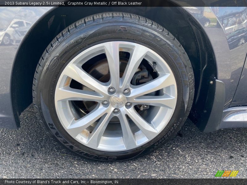 Graphite Gray Metallic / Off Black Leather 2013 Subaru Legacy 2.5i Limited