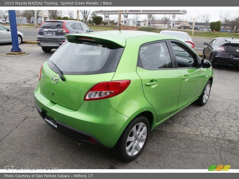 Spirted Green Metallic / Black 2013 Mazda MAZDA2 Touring