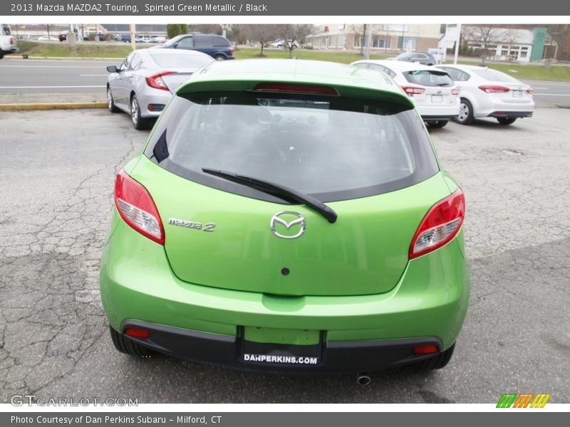 Spirted Green Metallic / Black 2013 Mazda MAZDA2 Touring