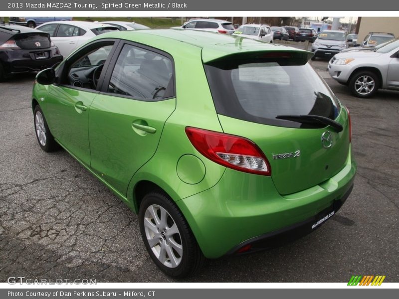 Spirted Green Metallic / Black 2013 Mazda MAZDA2 Touring