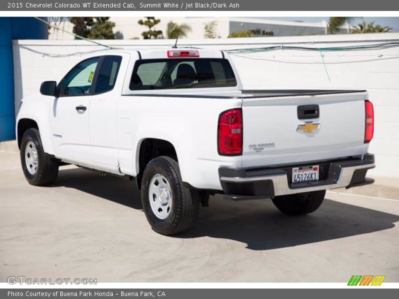 Summit White / Jet Black/Dark Ash 2015 Chevrolet Colorado WT Extended Cab