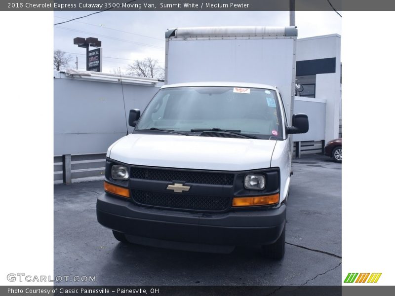 Summit White / Medium Pewter 2016 Chevrolet Express Cutaway 3500 Moving Van