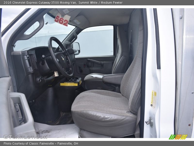 Summit White / Medium Pewter 2016 Chevrolet Express Cutaway 3500 Moving Van