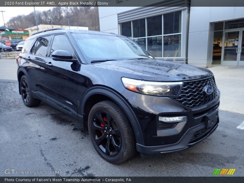 Agate Black Metallic / Ebony 2020 Ford Explorer ST 4WD