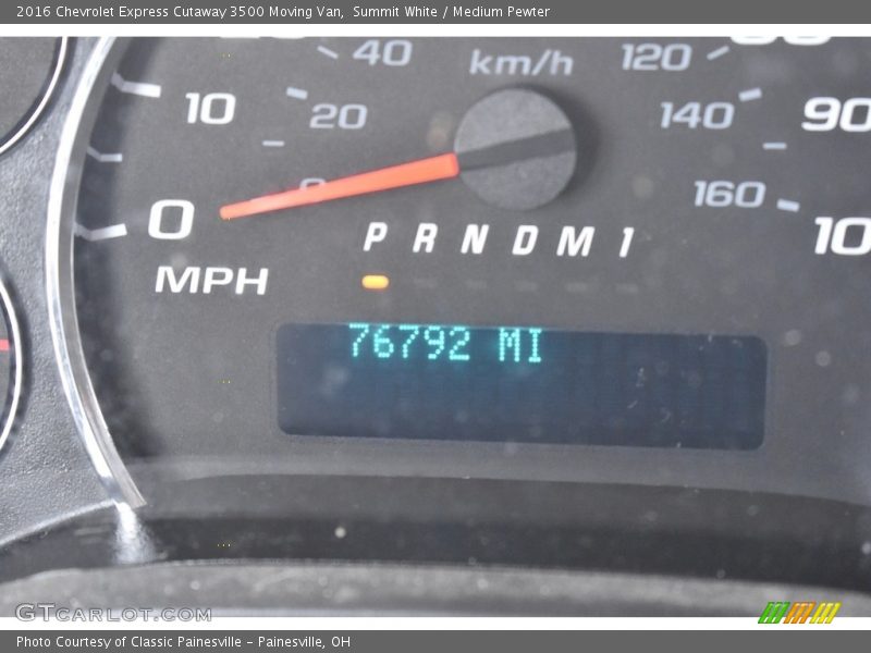 Summit White / Medium Pewter 2016 Chevrolet Express Cutaway 3500 Moving Van