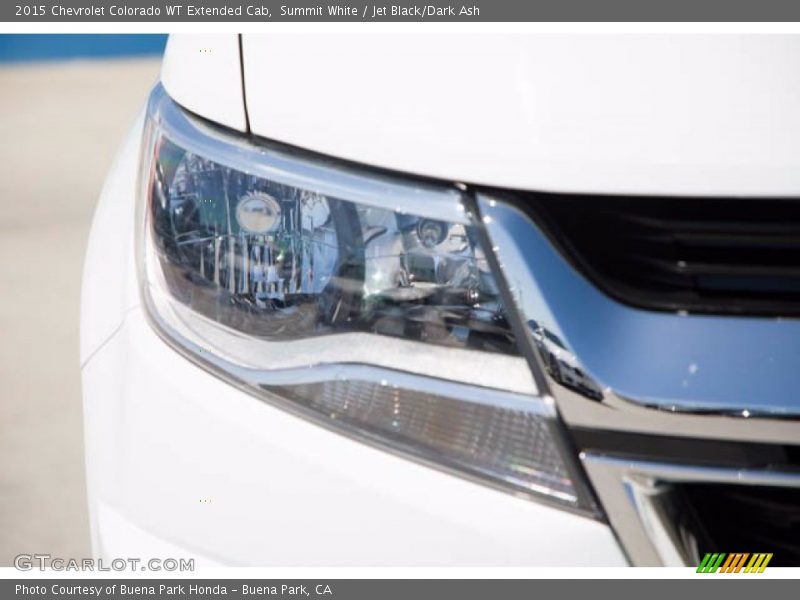 Summit White / Jet Black/Dark Ash 2015 Chevrolet Colorado WT Extended Cab