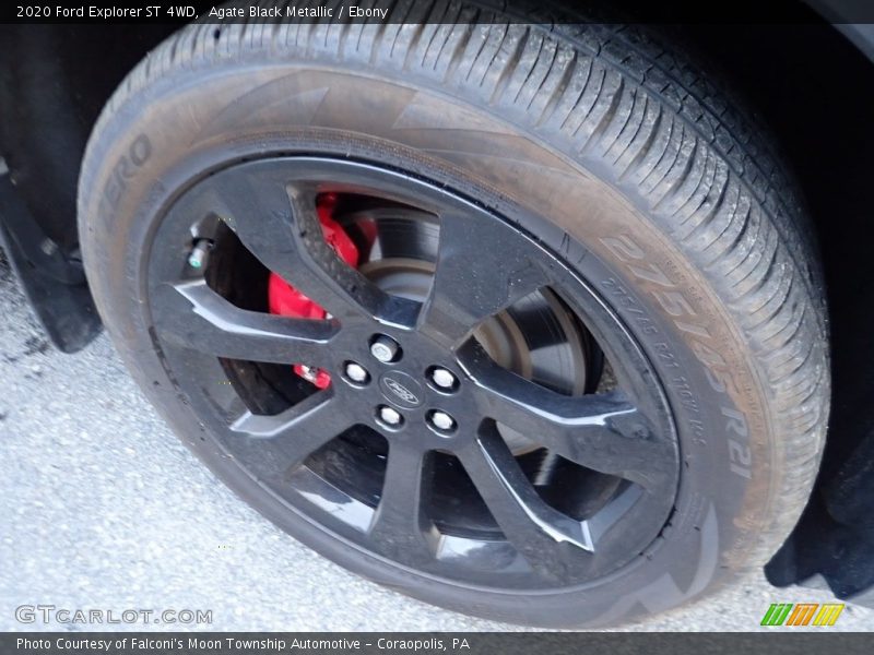 Agate Black Metallic / Ebony 2020 Ford Explorer ST 4WD