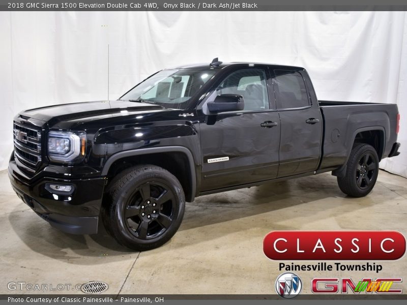 Onyx Black / Dark Ash/Jet Black 2018 GMC Sierra 1500 Elevation Double Cab 4WD