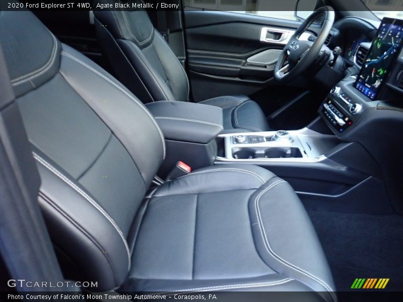 Agate Black Metallic / Ebony 2020 Ford Explorer ST 4WD
