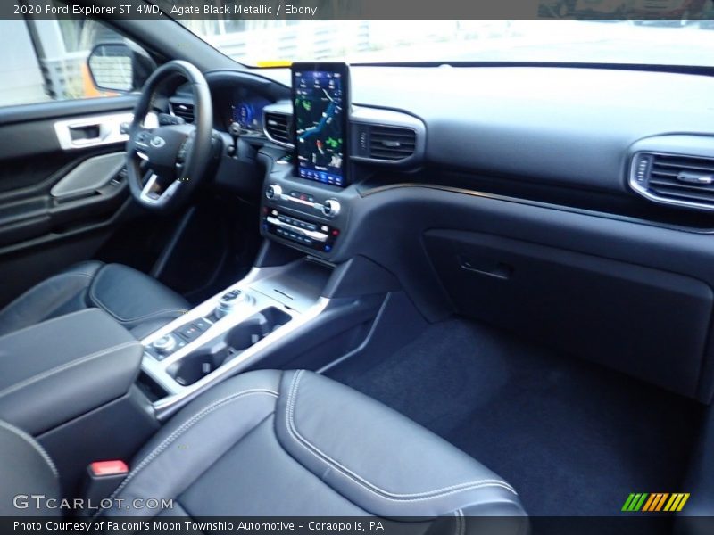 Agate Black Metallic / Ebony 2020 Ford Explorer ST 4WD