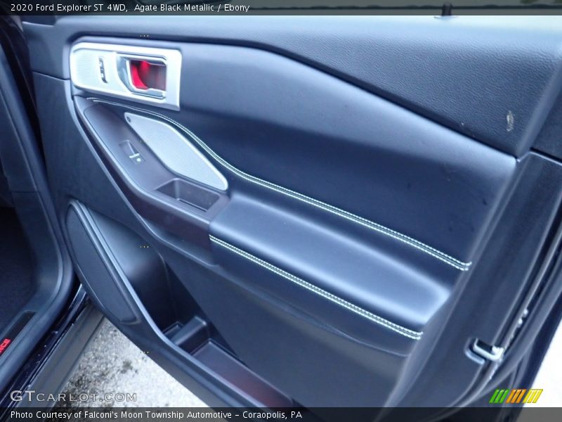 Agate Black Metallic / Ebony 2020 Ford Explorer ST 4WD