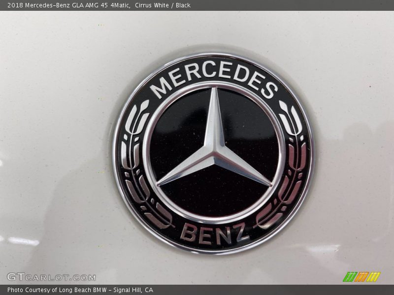 Cirrus White / Black 2018 Mercedes-Benz GLA AMG 45 4Matic