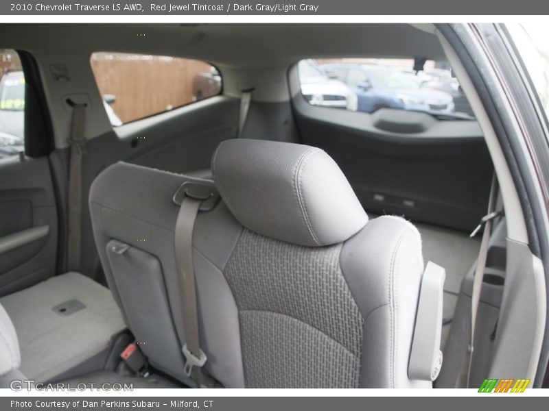 Red Jewel Tintcoat / Dark Gray/Light Gray 2010 Chevrolet Traverse LS AWD