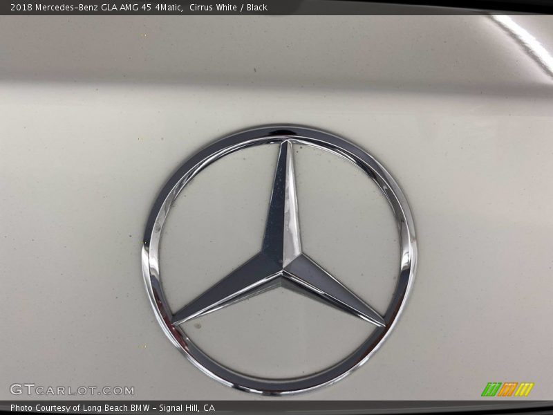 Cirrus White / Black 2018 Mercedes-Benz GLA AMG 45 4Matic