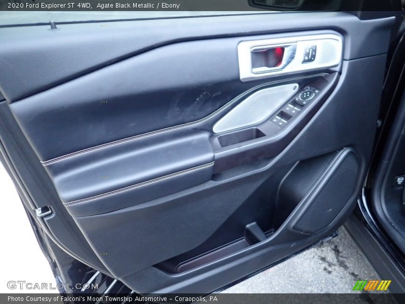 Agate Black Metallic / Ebony 2020 Ford Explorer ST 4WD