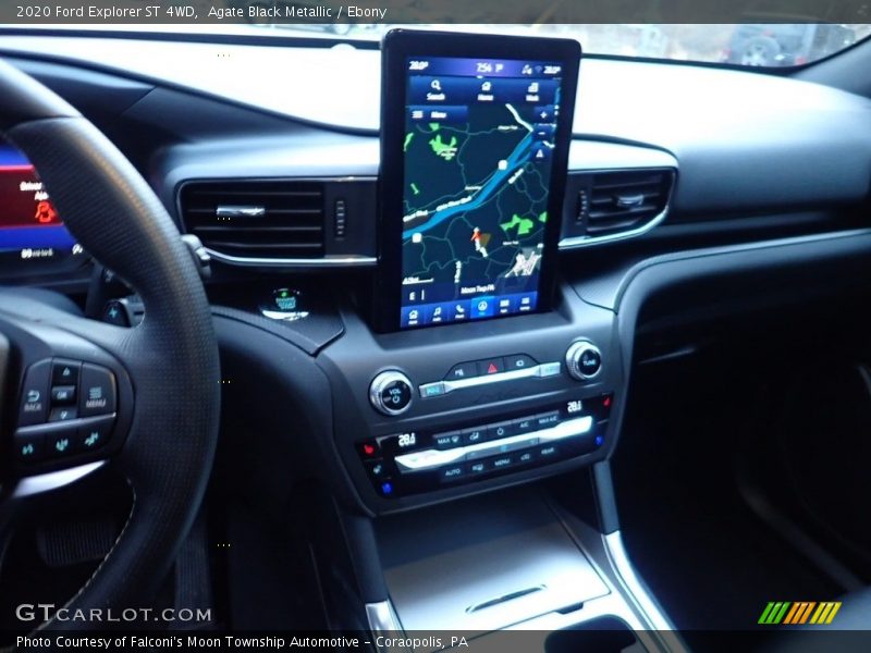 Agate Black Metallic / Ebony 2020 Ford Explorer ST 4WD