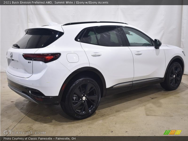 Summit White / Ebony w/Ebony Accents 2021 Buick Envision Preferred AWD