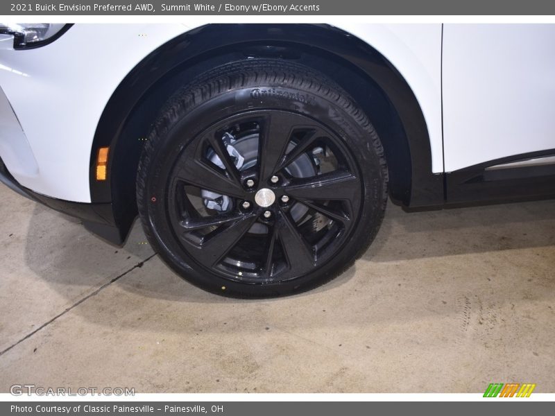 Summit White / Ebony w/Ebony Accents 2021 Buick Envision Preferred AWD