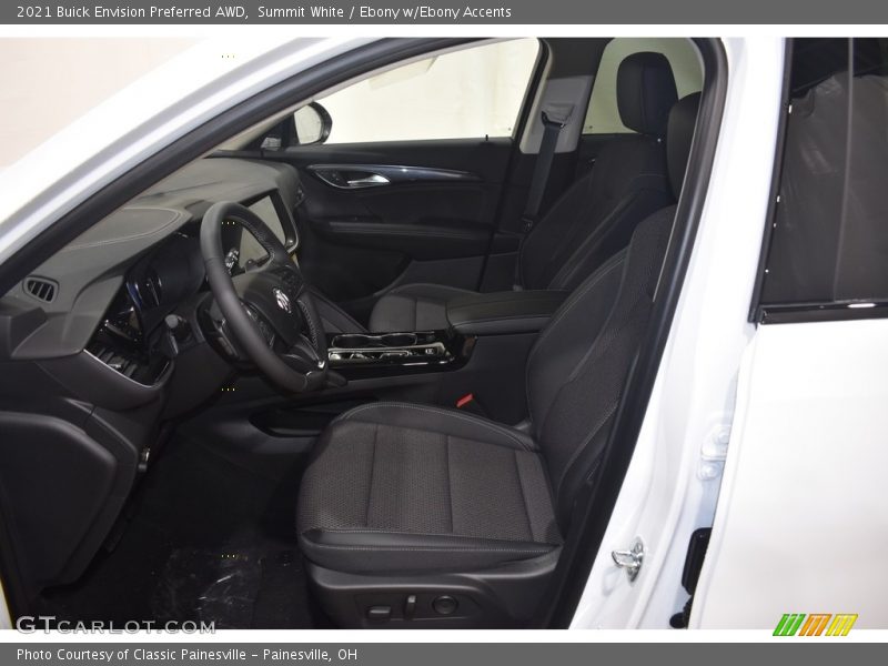 Summit White / Ebony w/Ebony Accents 2021 Buick Envision Preferred AWD