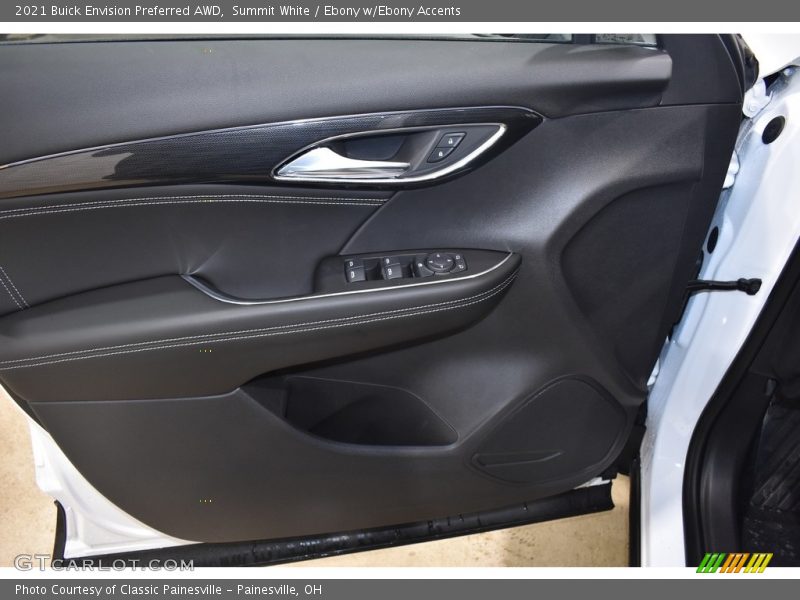 Summit White / Ebony w/Ebony Accents 2021 Buick Envision Preferred AWD