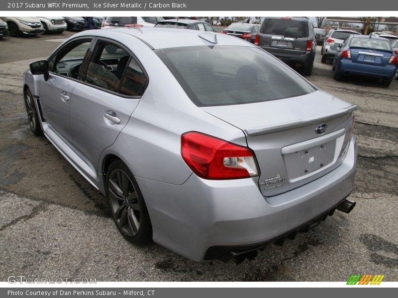 Ice Silver Metallic / Carbon Black 2017 Subaru WRX Premium