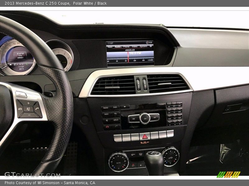 Polar White / Black 2013 Mercedes-Benz C 250 Coupe