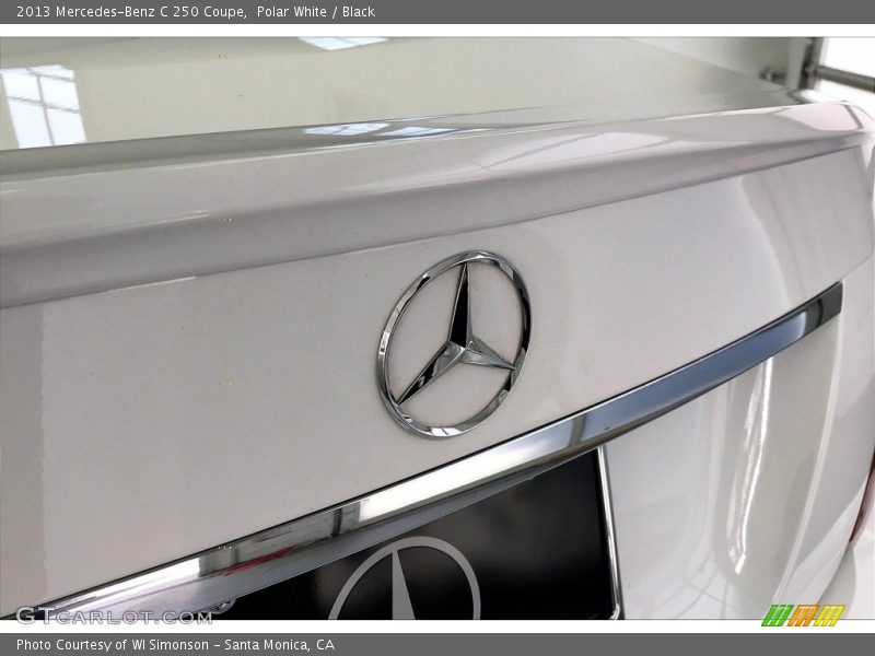 Polar White / Black 2013 Mercedes-Benz C 250 Coupe