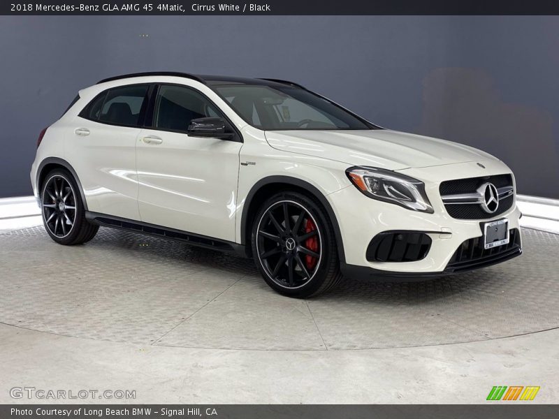 Cirrus White / Black 2018 Mercedes-Benz GLA AMG 45 4Matic