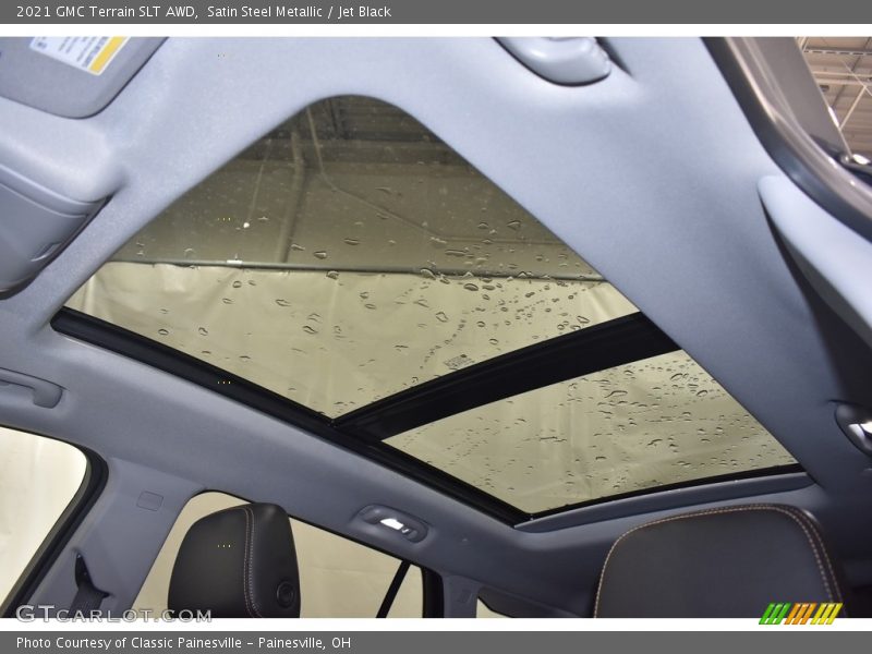 Satin Steel Metallic / Jet Black 2021 GMC Terrain SLT AWD