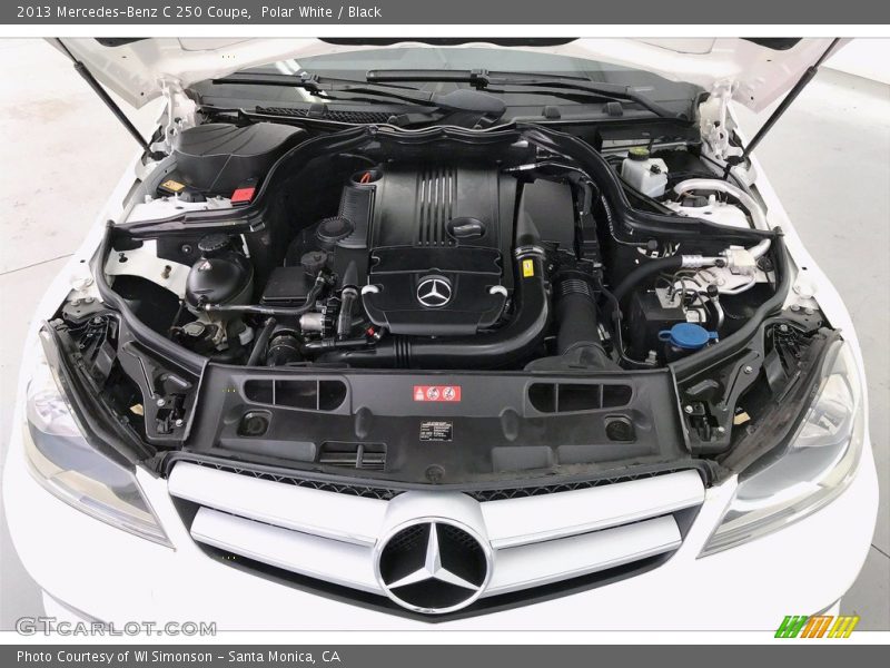 Polar White / Black 2013 Mercedes-Benz C 250 Coupe