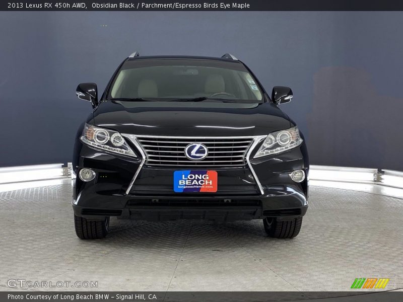 Obsidian Black / Parchment/Espresso Birds Eye Maple 2013 Lexus RX 450h AWD