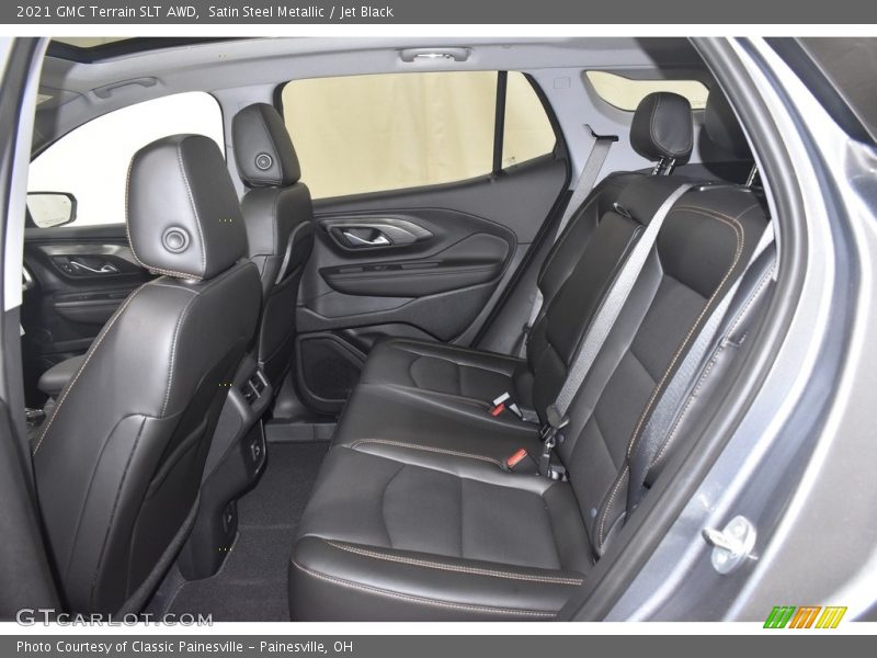 Satin Steel Metallic / Jet Black 2021 GMC Terrain SLT AWD
