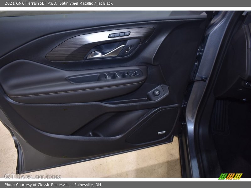 Satin Steel Metallic / Jet Black 2021 GMC Terrain SLT AWD