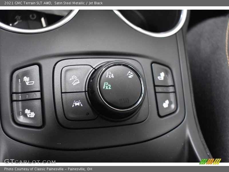 Satin Steel Metallic / Jet Black 2021 GMC Terrain SLT AWD