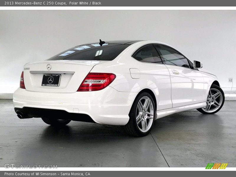 Polar White / Black 2013 Mercedes-Benz C 250 Coupe