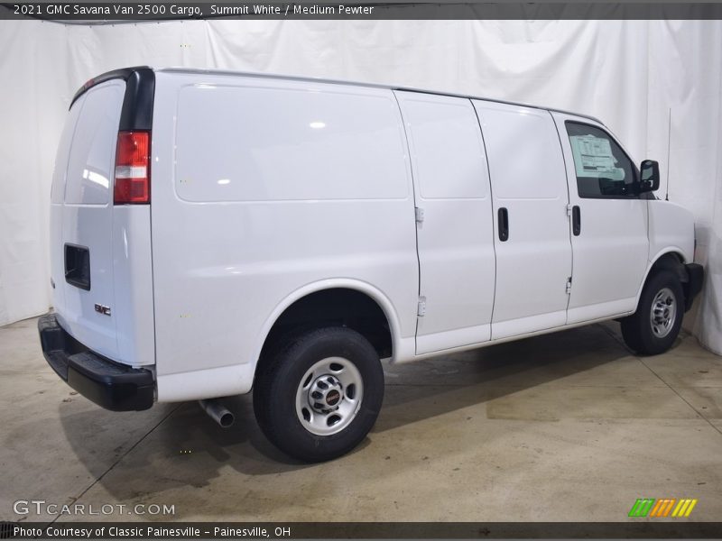 Summit White / Medium Pewter 2021 GMC Savana Van 2500 Cargo