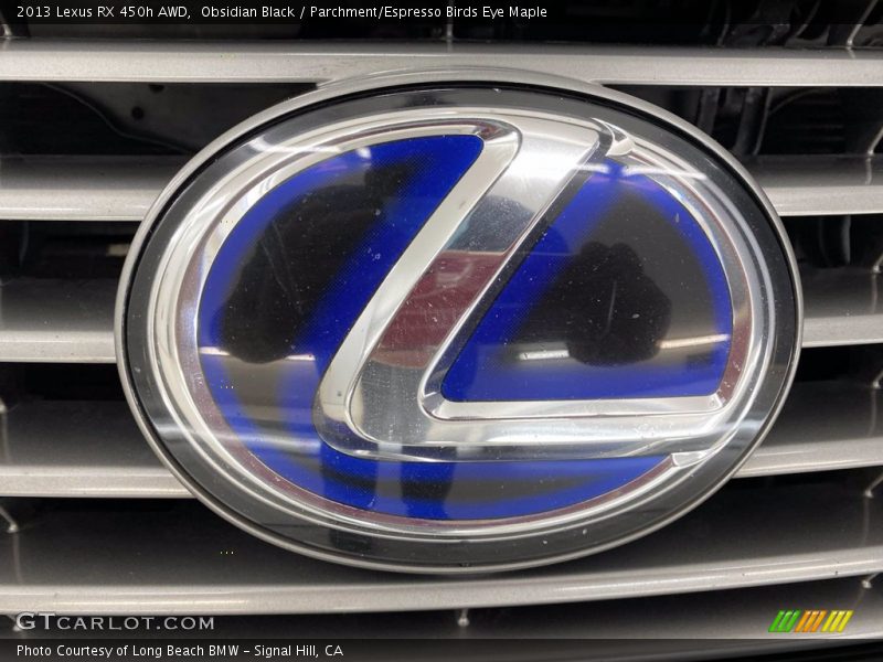 Obsidian Black / Parchment/Espresso Birds Eye Maple 2013 Lexus RX 450h AWD