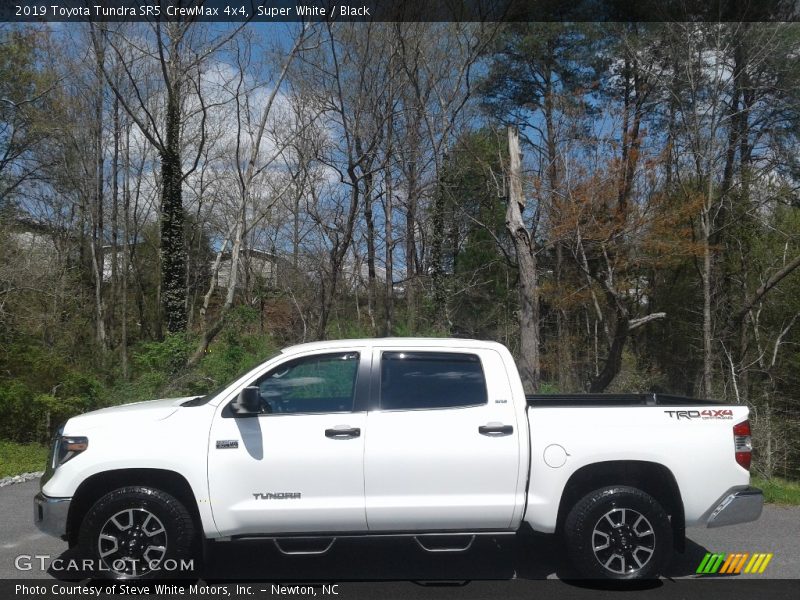 Super White / Black 2019 Toyota Tundra SR5 CrewMax 4x4