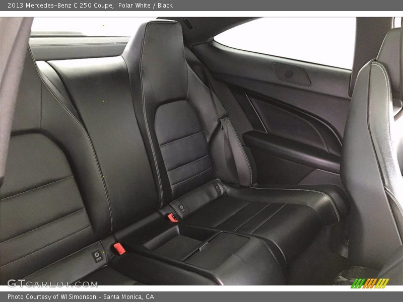 Polar White / Black 2013 Mercedes-Benz C 250 Coupe