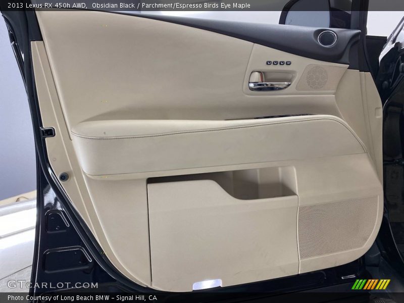 Obsidian Black / Parchment/Espresso Birds Eye Maple 2013 Lexus RX 450h AWD
