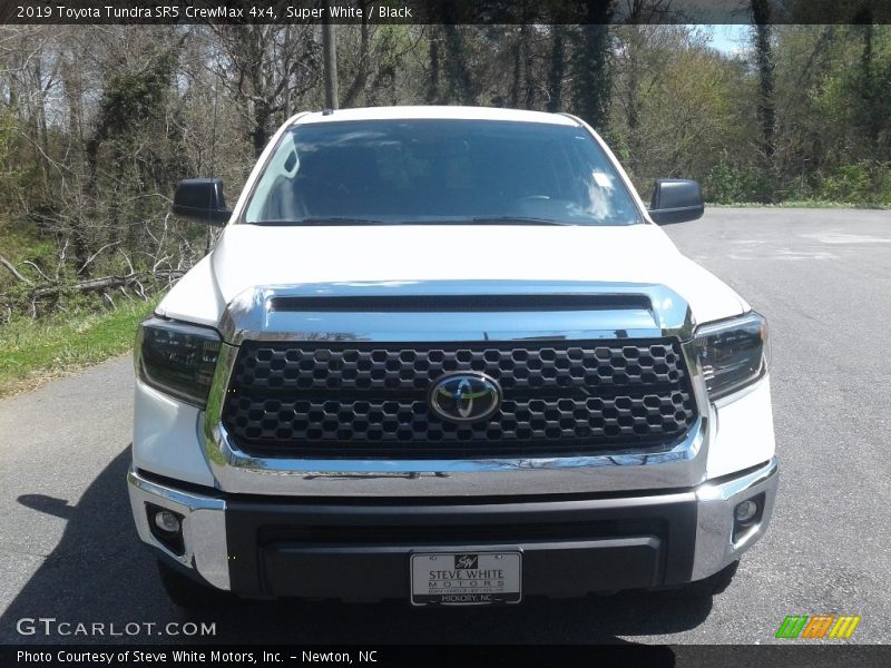 Super White / Black 2019 Toyota Tundra SR5 CrewMax 4x4