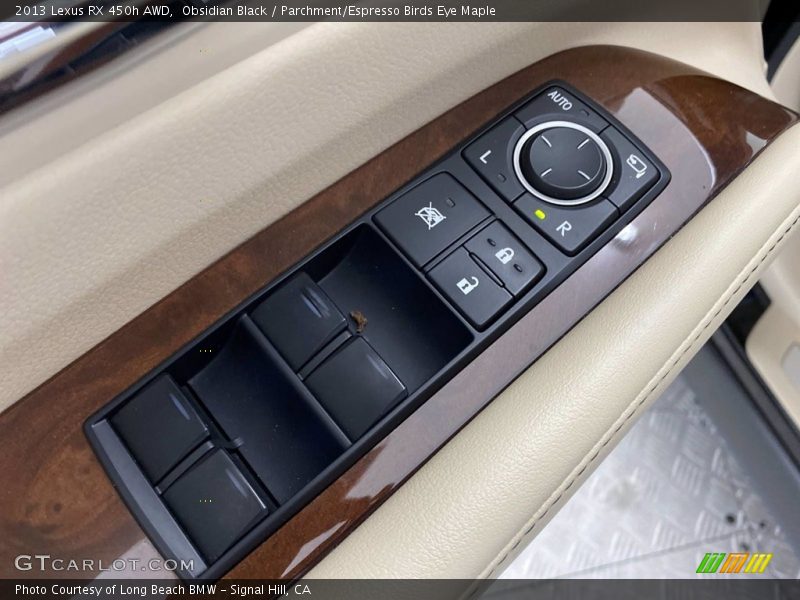 Obsidian Black / Parchment/Espresso Birds Eye Maple 2013 Lexus RX 450h AWD
