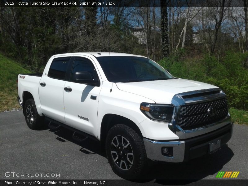 Super White / Black 2019 Toyota Tundra SR5 CrewMax 4x4