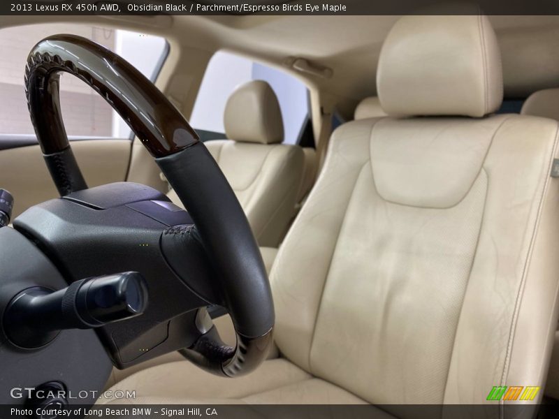 Obsidian Black / Parchment/Espresso Birds Eye Maple 2013 Lexus RX 450h AWD