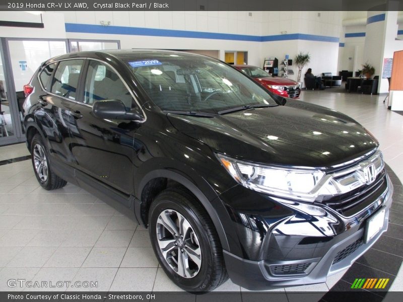 Crystal Black Pearl / Black 2019 Honda CR-V LX AWD