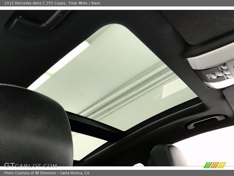 Polar White / Black 2013 Mercedes-Benz C 250 Coupe